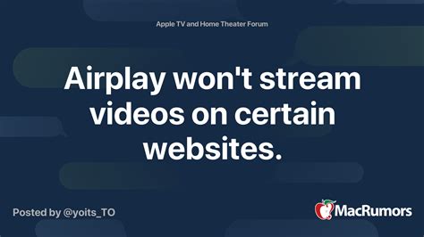 pornhub mirror|Airplay wont stream videos on certain websites.